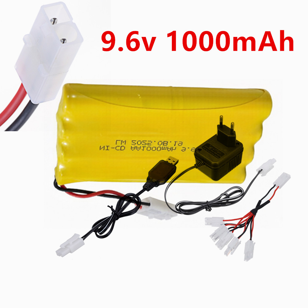 Rc Hobbyking - 9.6v 1000mAh Ni-CD AA Rechargeable Battery