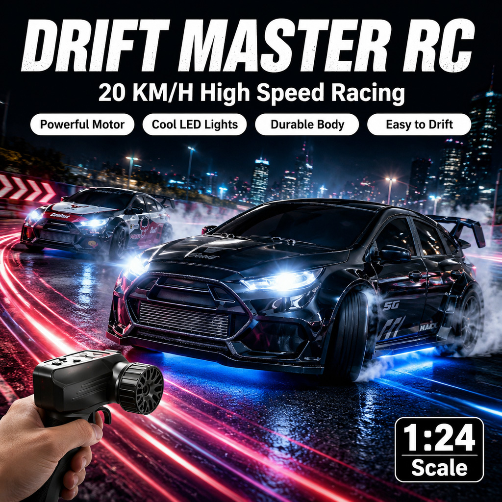 Rc Hobby Drift Car - 4WD RC Drift Car 1:24 Scale