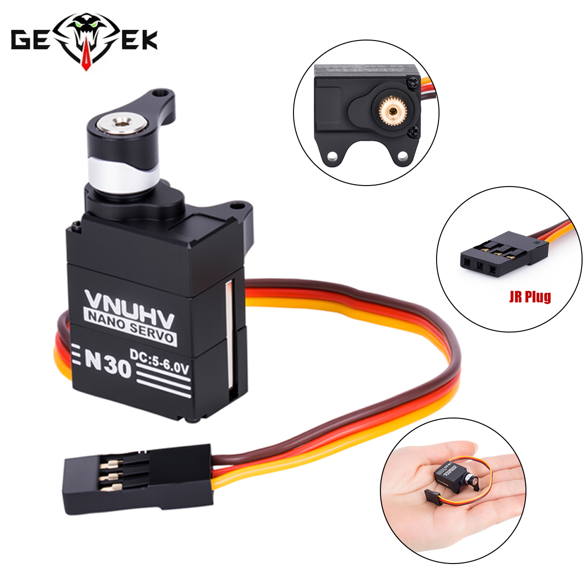 Servo Metal Gear - Aluminum Digital Servo with Servo Saver