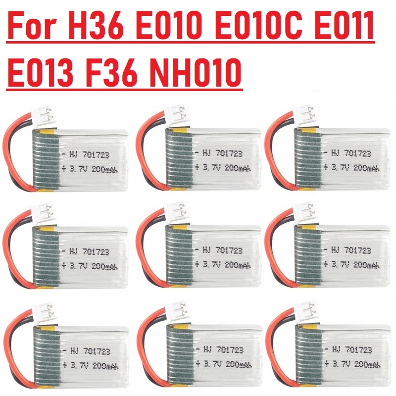 Hobby Rc Quadcopters - 1-20pcs 3.7v 200mah 701723 LIPO Battery