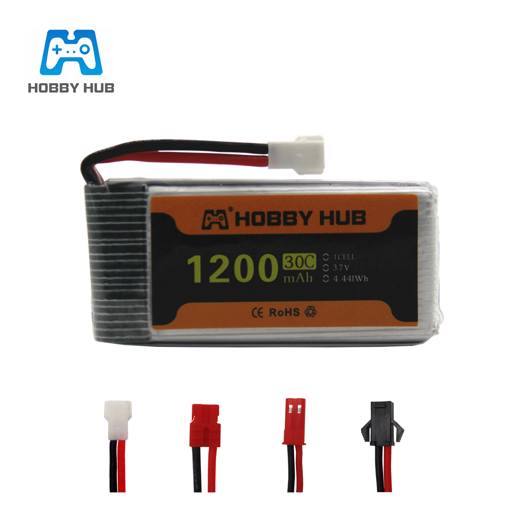 3.7V 1200mAh 30C Lipo Battery  - Hobby Rc Quadcopters recension och pris