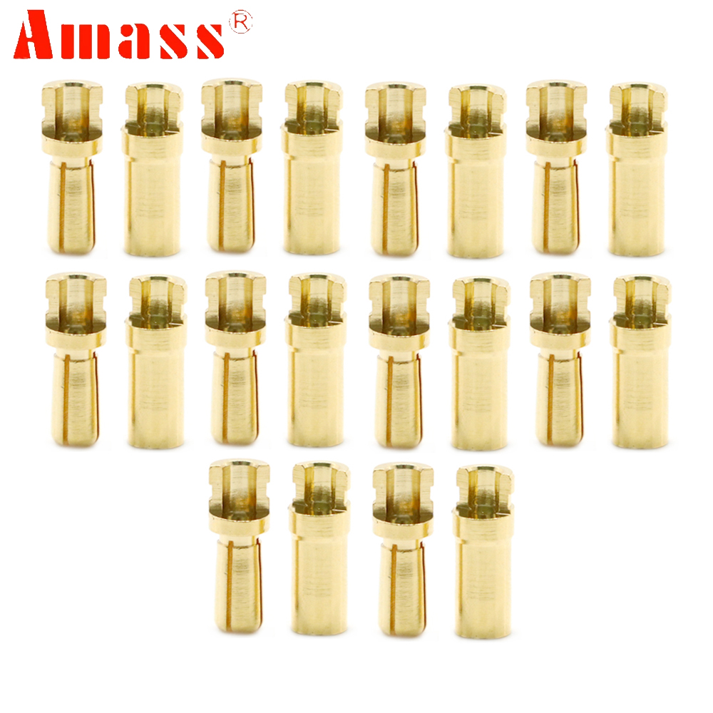 5pair/lot Amass 3.5mm 4mm Gold - Rc Hobbyking recension och pris
