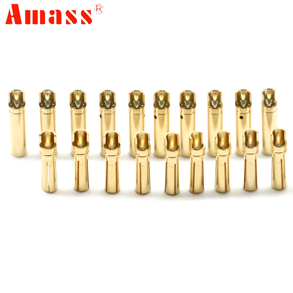 5pair/lot Amass 3.5mm 4mm Gold - Rc Hobbyking recension och pris