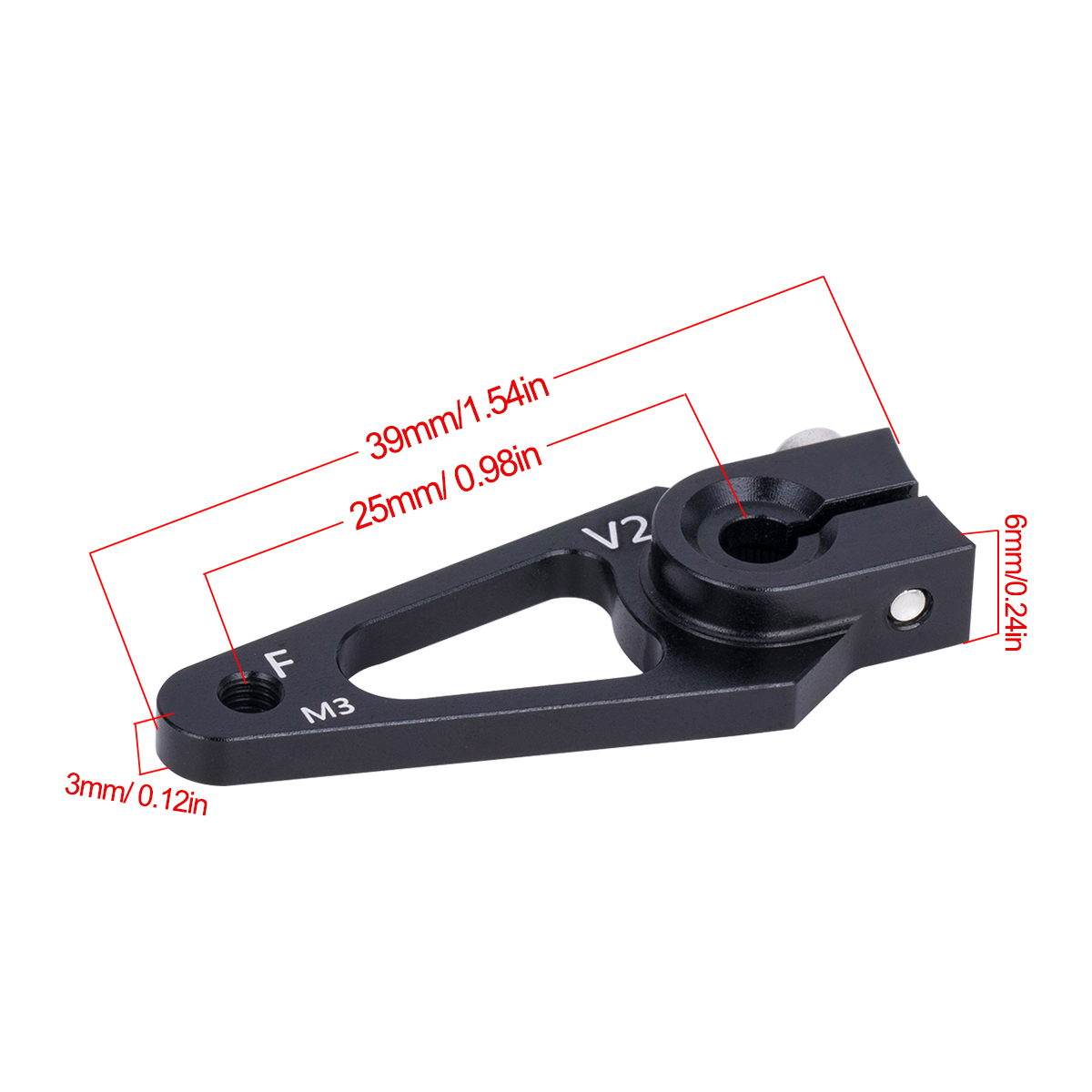 7075 Aluminum 25T Servo Horn M - Rc Hobby Zone recension och pris