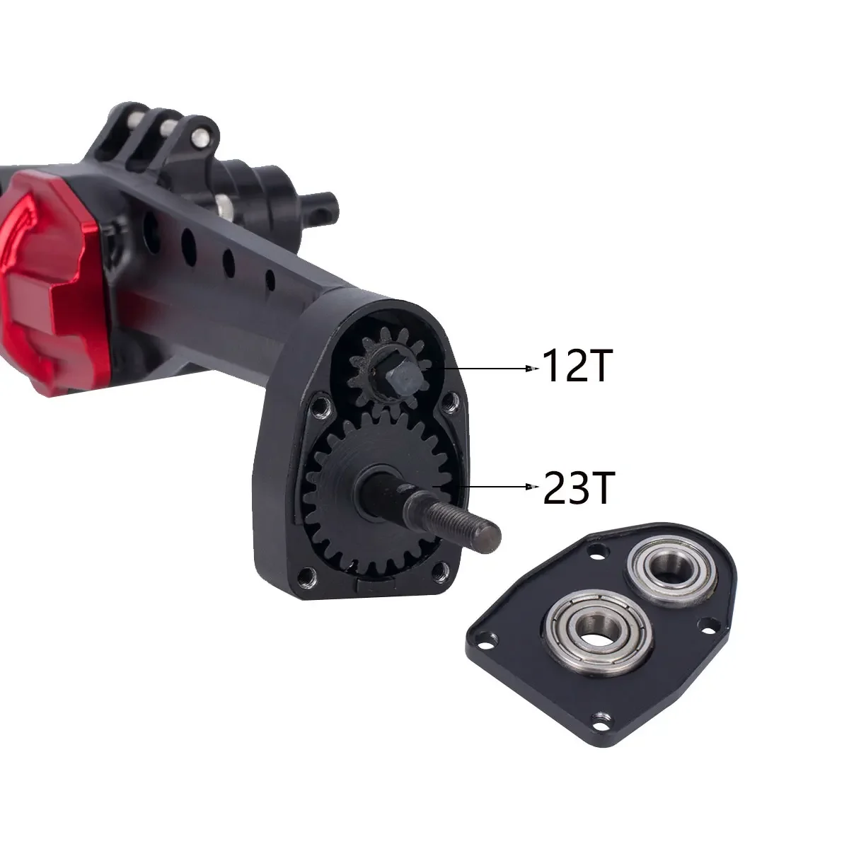 CNC Aluminum SCX10 III Front R - Rc Hobby Zone recension och pris