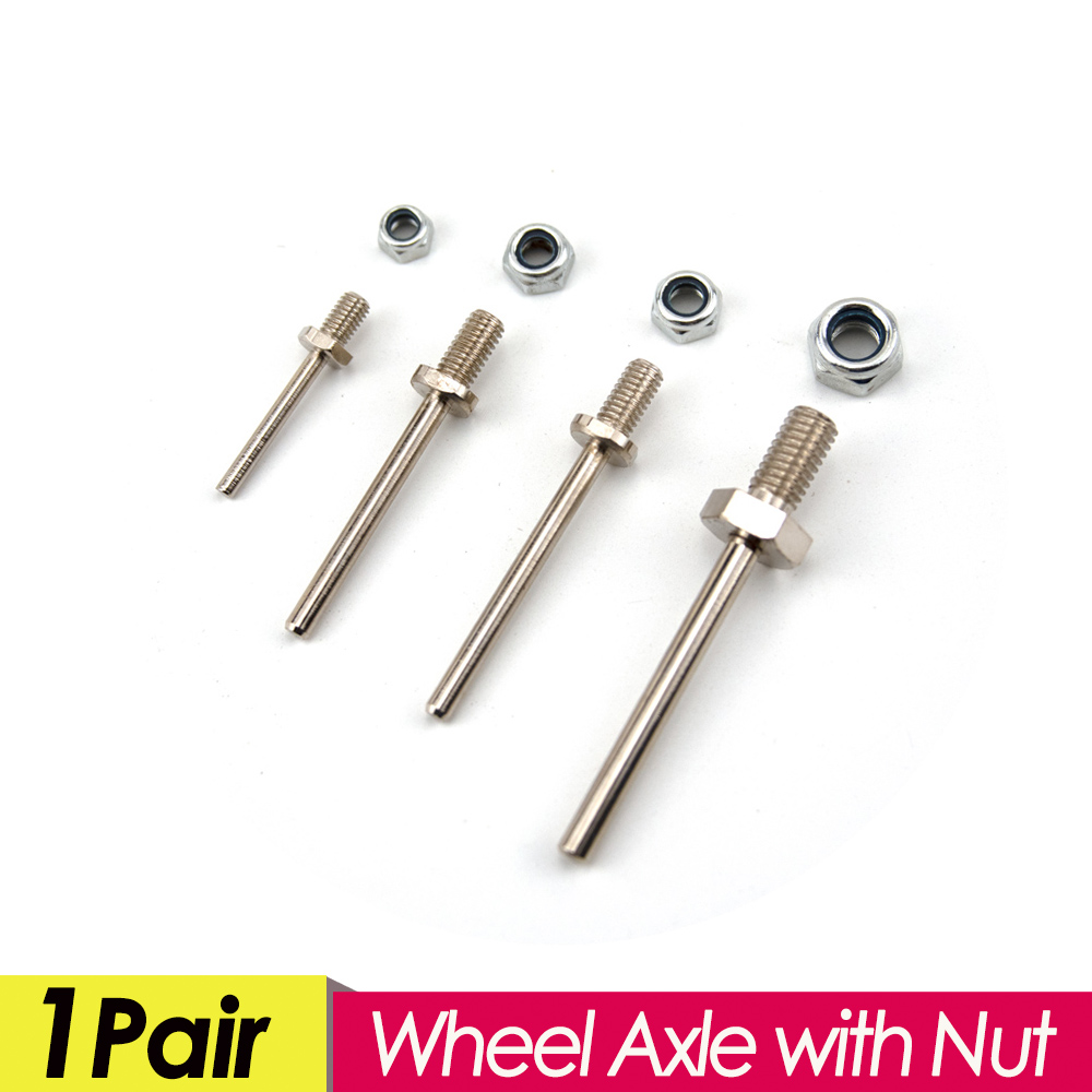 1Pair Wheel Axles Steel Shaft  - Rc Hobby Nut recension och pris