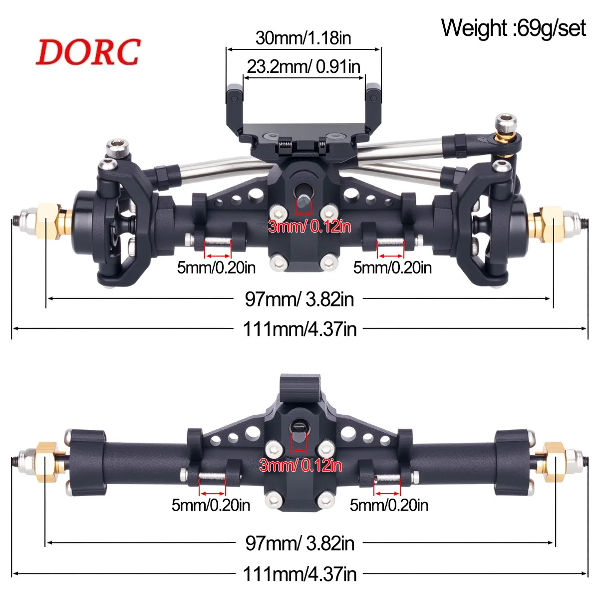 1Set Plastic Axles w/ Servo Mo - Rc Hobby Zone recension och pris