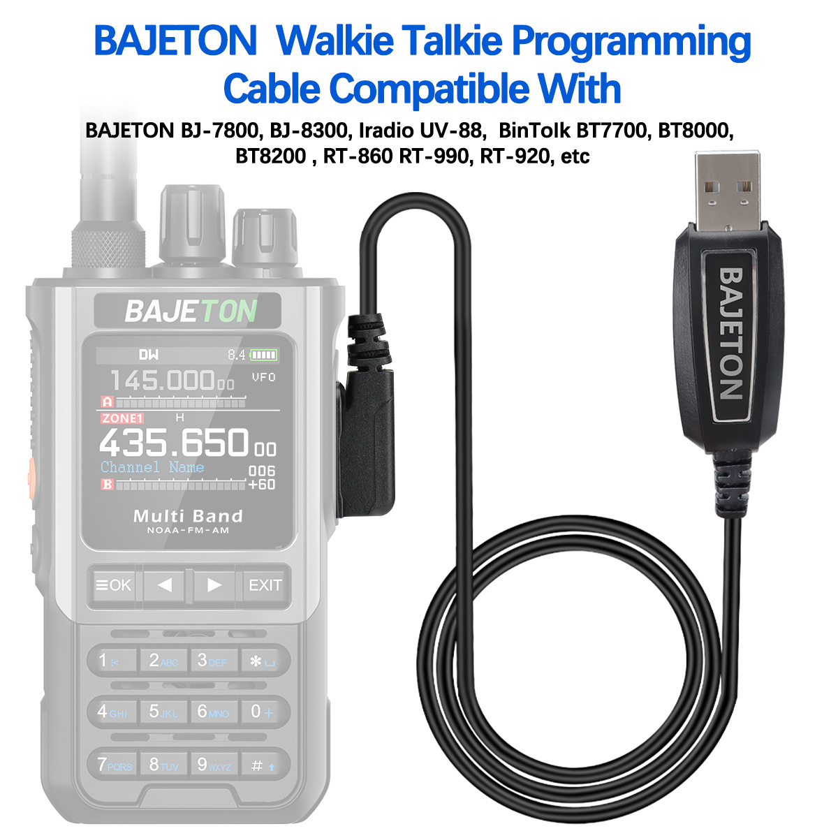 BAJETON Walkie Talkie USB Prog - Rc Drift Car Brushless recension och pris