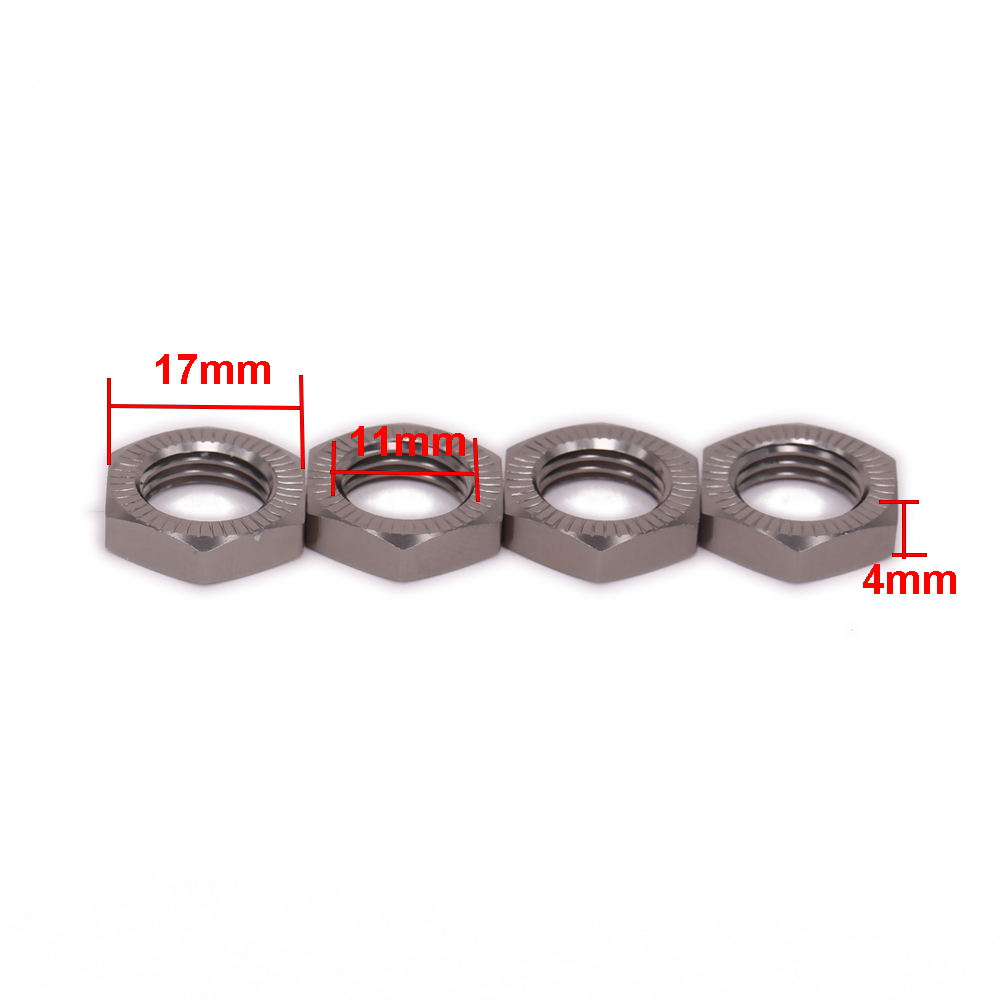 4PCS M17 17mm Wheel Hex Adapte - Rc Hobby Nut recension och pris