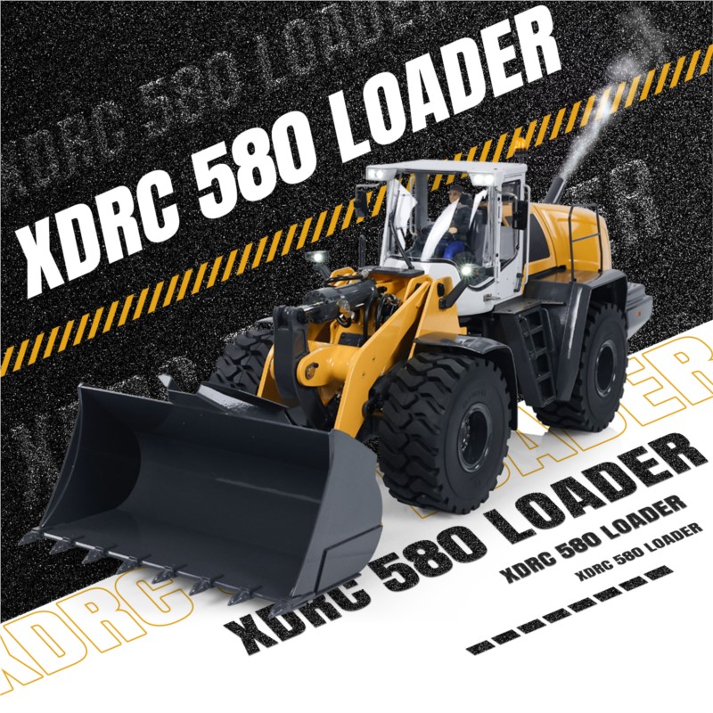 RC XDRC 580 RC Wheeled Loader  - Rc Hobby Light recension och pris
