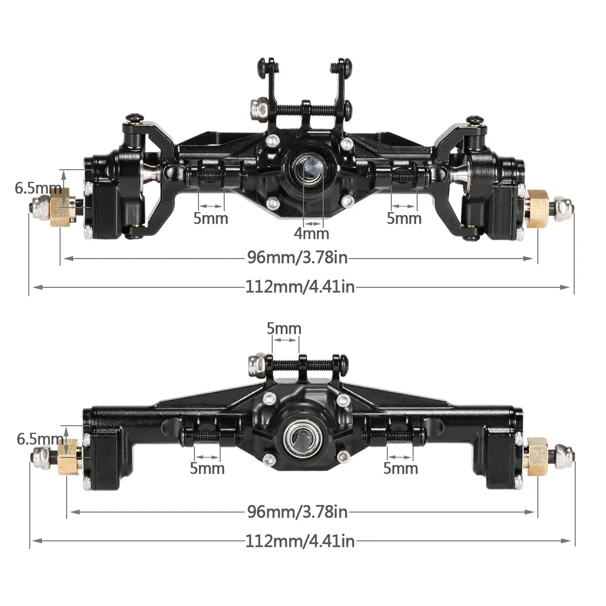 TRX4M Aluminum Front Rear Port - Rc Hobby Zone recension och pris