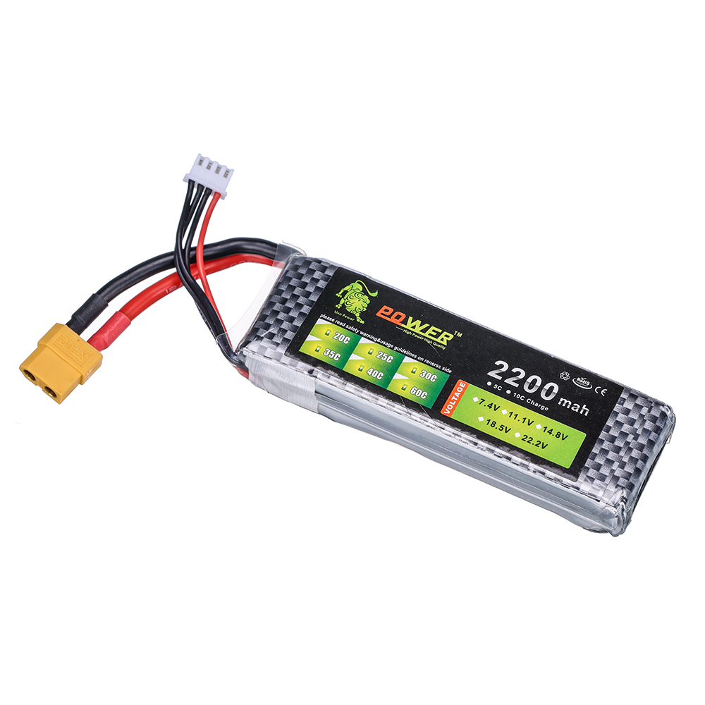 3S 11.1V 2200mAh 35C Lipo Batt - Hobby Rc Quadcopters recension och pris