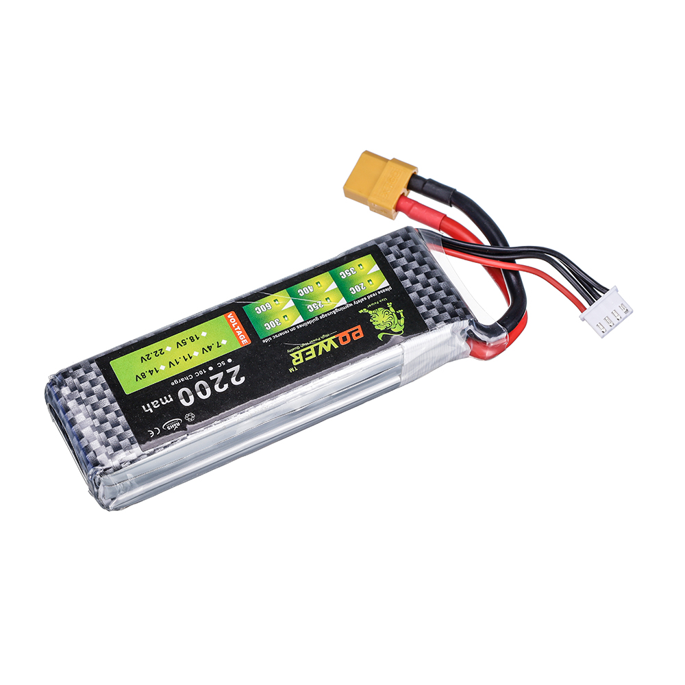 3S 11.1V 2200mAh 35C Lipo Batt - Hobby Rc Quadcopters recension och pris