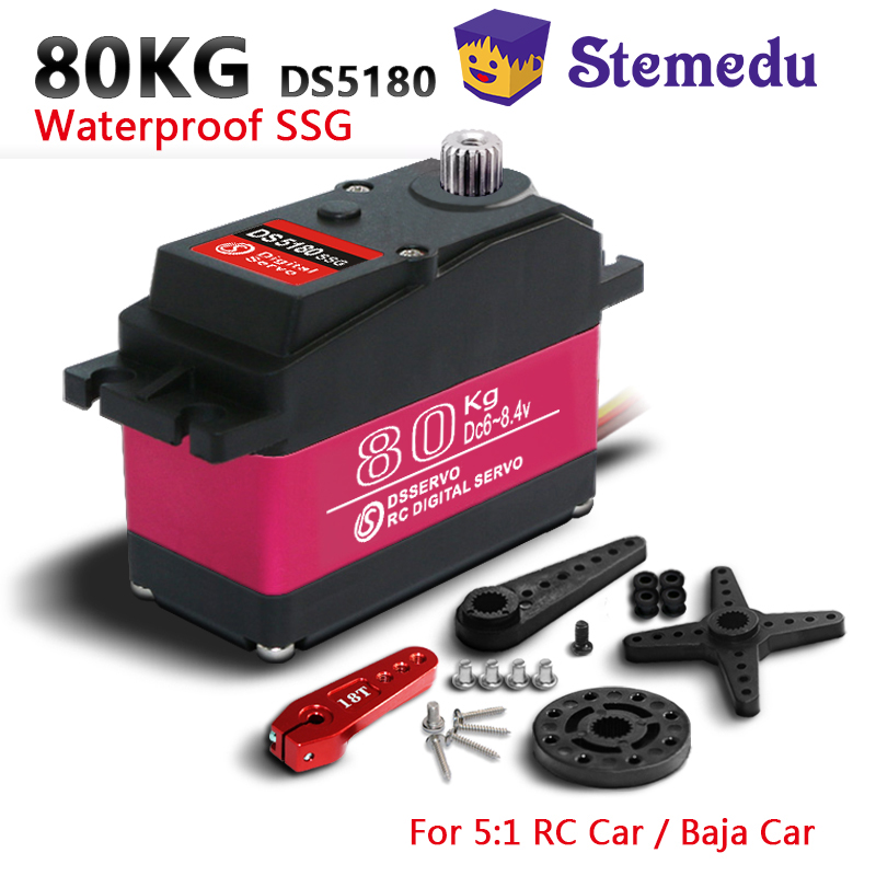Dsservo Waterproof DS5180 80KG - Servo Metal Gear recension och pris