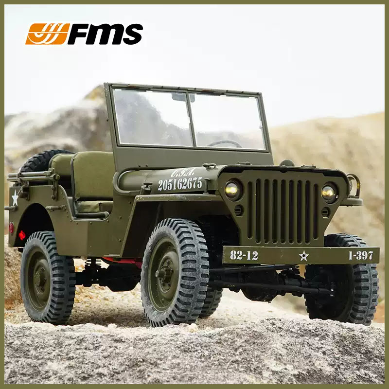 FMS 1/6 Climber 1941 Willys MB - Rc Hobby Zone recension och pris